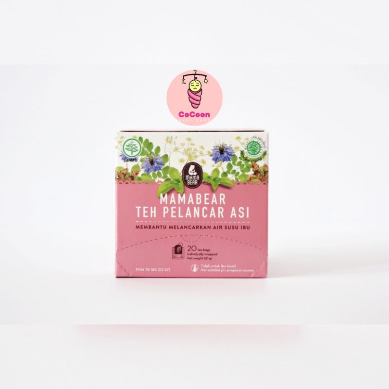 Minuman Pelancar ASI / Asi Booster / Teh Pelancar Asi Mama Bear Mamabear 20 pcs