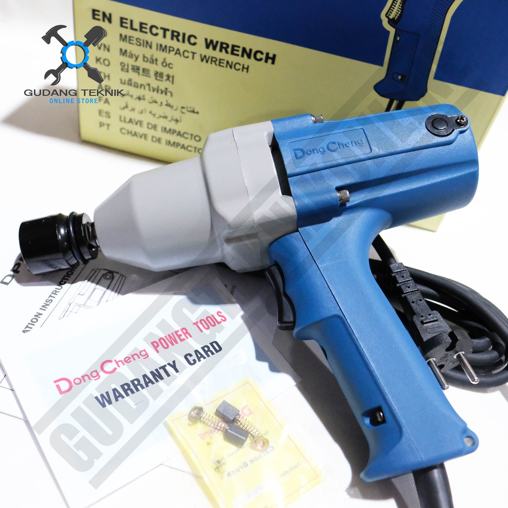 Impact Wrench Listrik Dongcheng DPB16 / Mesin Alat Buka Baut Electric impact wrench Dong Ceng