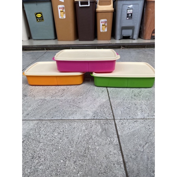 Tempat Makan Plastik / Lunchbox Plastik / Tempat Makan Plastik / Kotak Makan Persegi Plastik / Kotak
