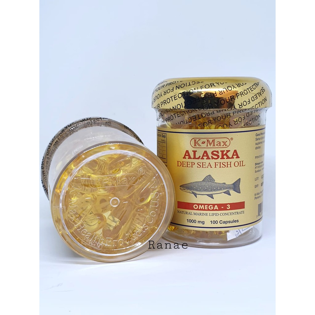 Gold K-Max Minyak ikan Alaska / fish oil