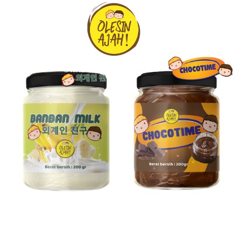 

Promo OlesinAjah Selai Banban Milk 200Gr + Chocotime 200Gr