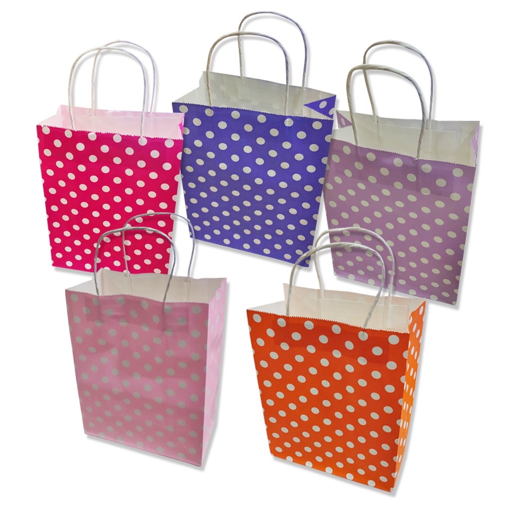 

Tas Kertas Polkadot / PaperBag Polkadot