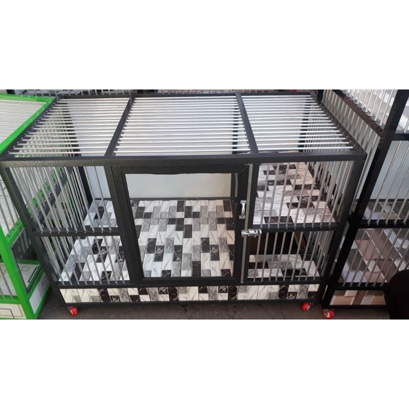 Kandang Kucing Alumunium Satu Tingkat