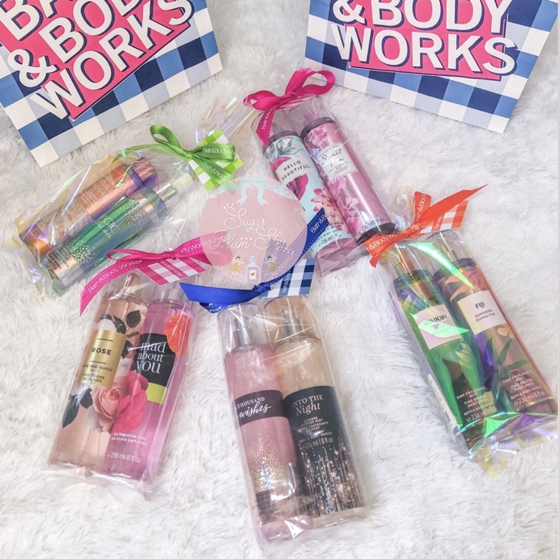 Paket RANDOM Mist Fullsize Bath & Body Works Hemat / Giftset BBW Murah / Body Mist BBW ORIGINAL SET