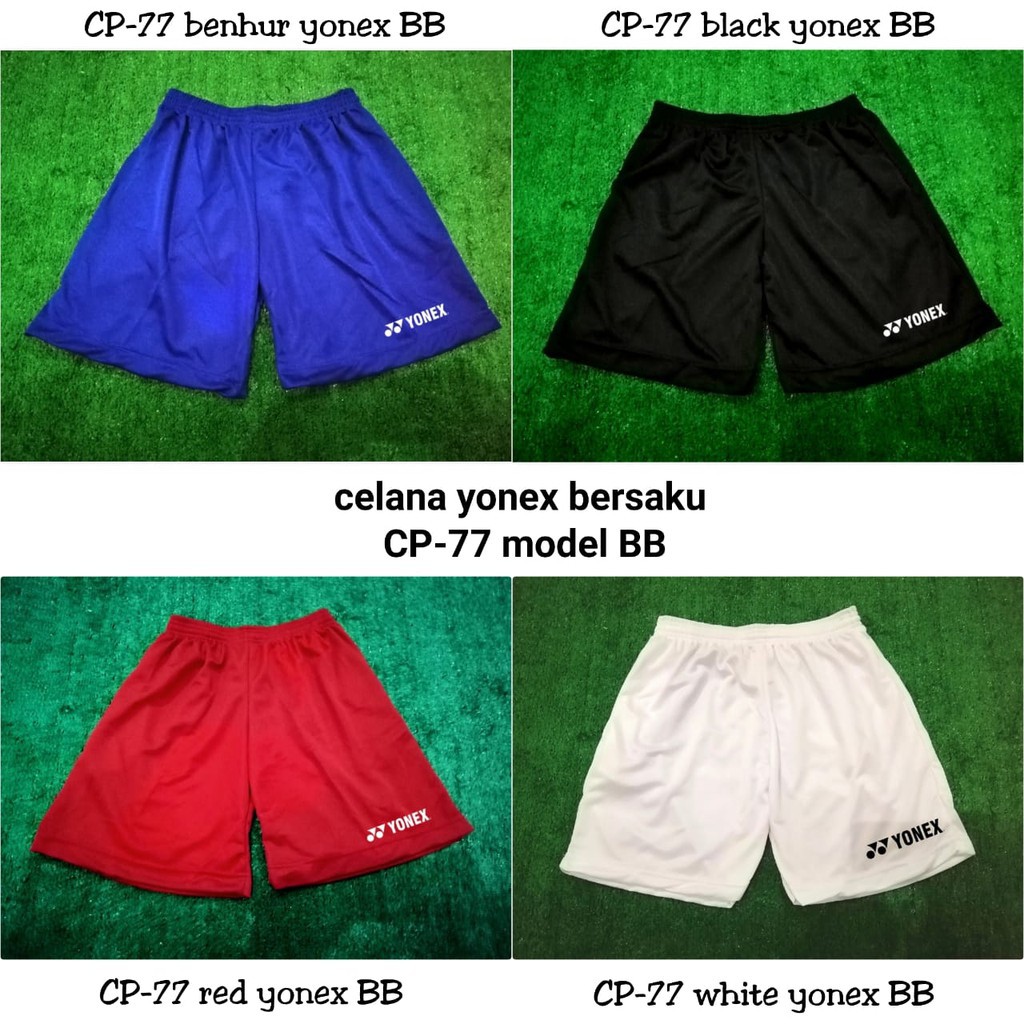 Ori  Celana badminton yonex CP-77 BB celana yonex celana olahraga pendek bersaku murah  Freeongkir