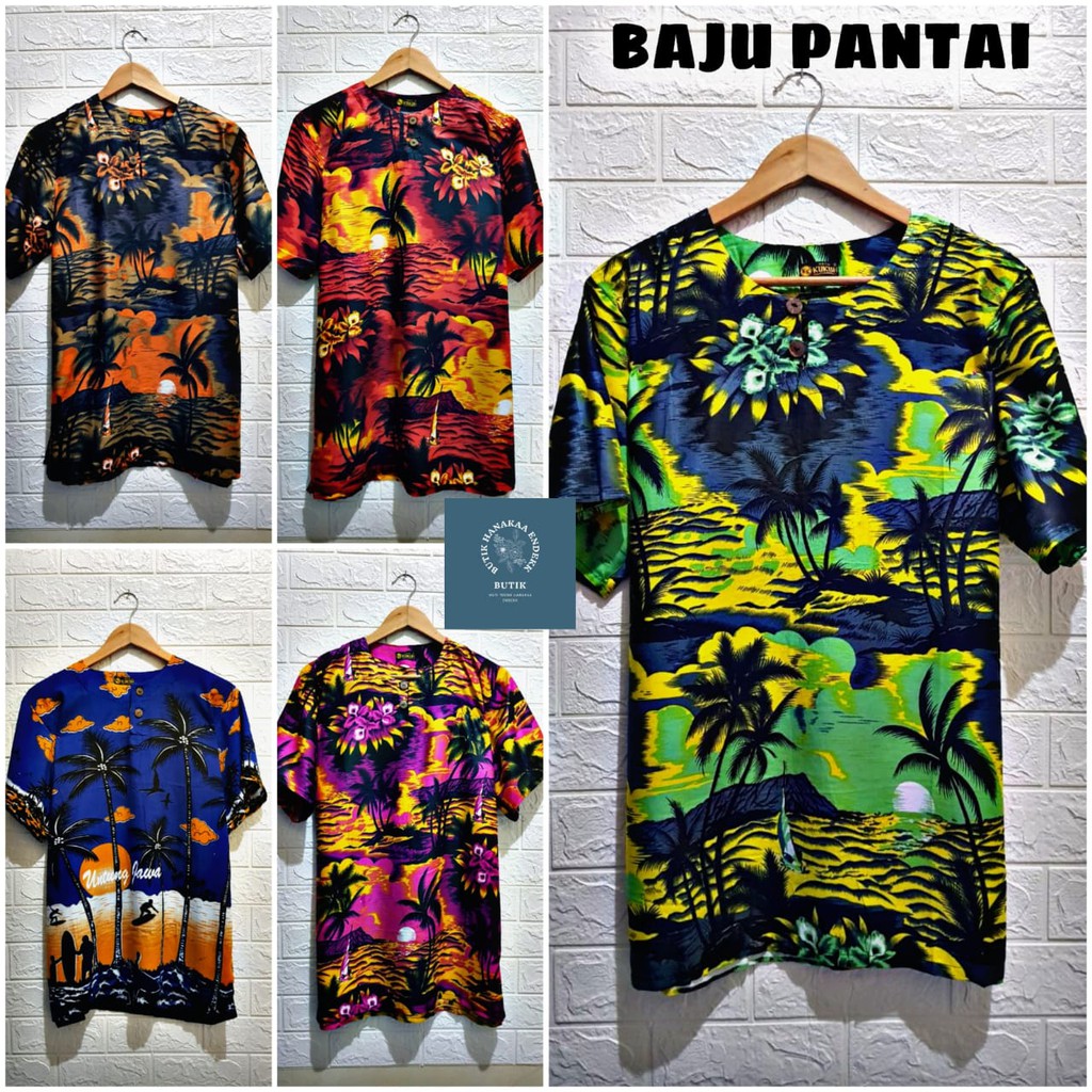 Baju Bali Pantai Pria/Wanita (Unisex)