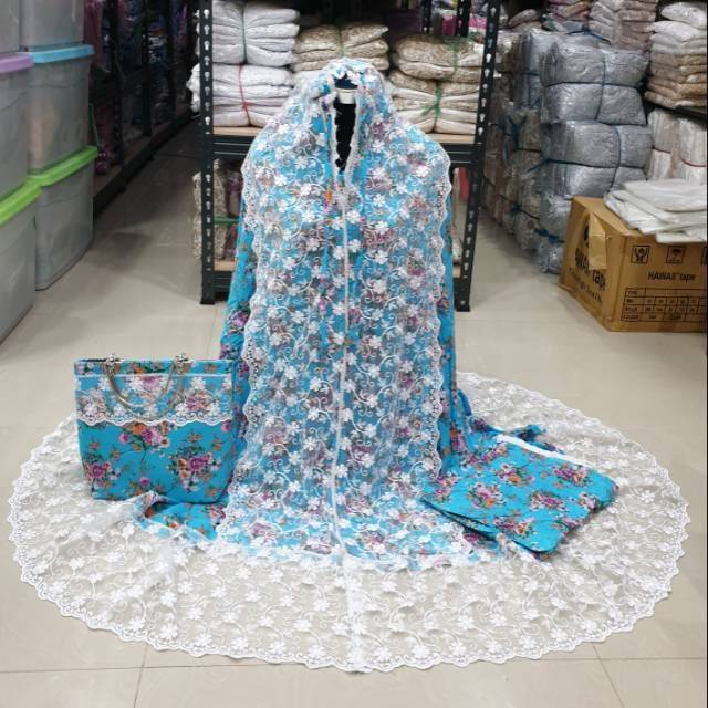 Mukena prada princess katun rayon motif
Tas behel _BIRU