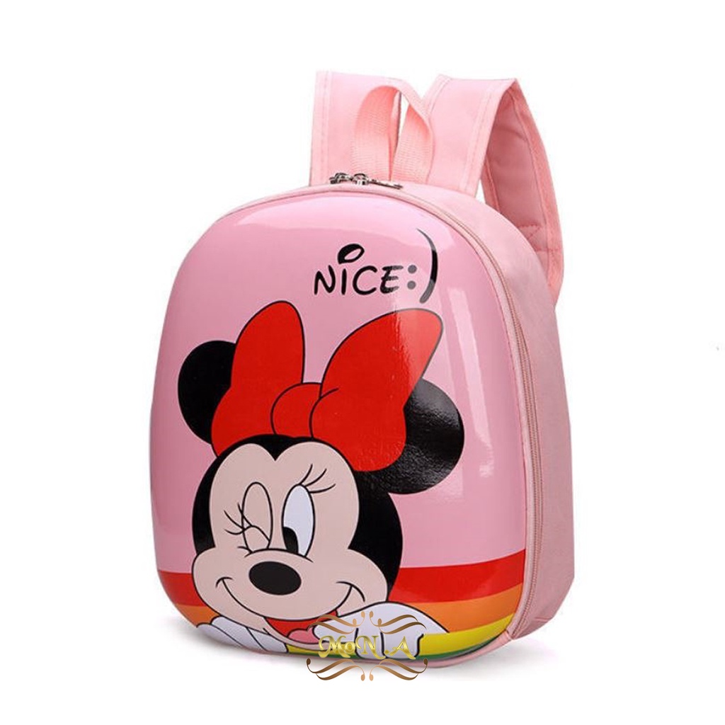 Tas Ransel Telur Sekolah Anak TK / PAUD - Tas Sekolah Anak Karakter lucu Ransel PVC Karakter