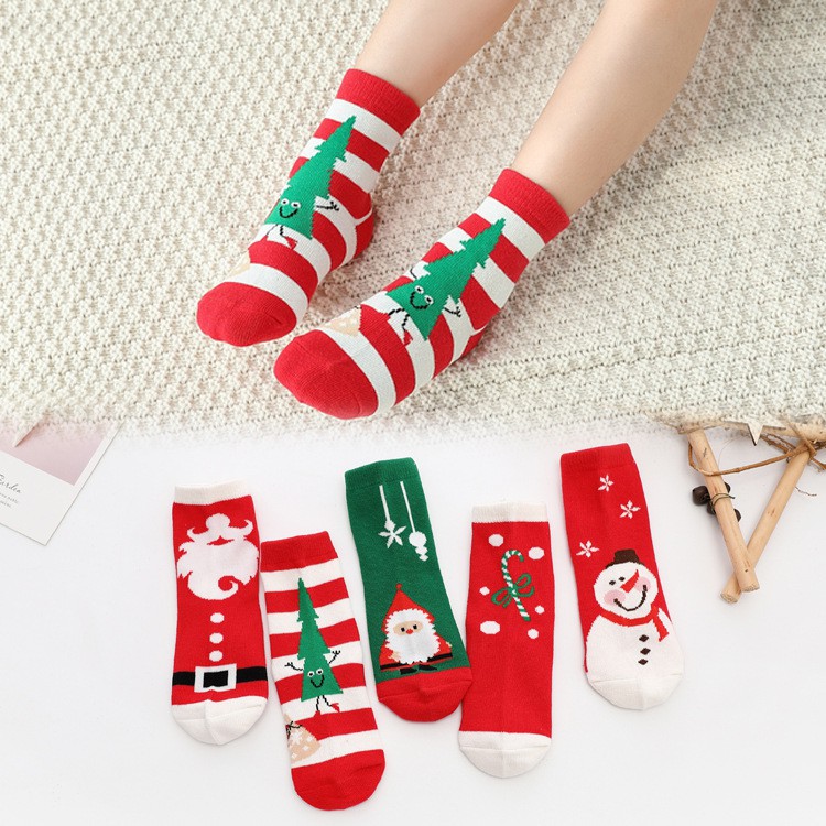 HappyOliver SUPER SNOWMAN Kaos Kaki Anak Laki Laki Perempuan 6 bulan - 3 Tahun Import Kaos kaki Natal Christmast