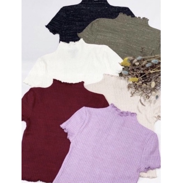 waffle knit top Forever21