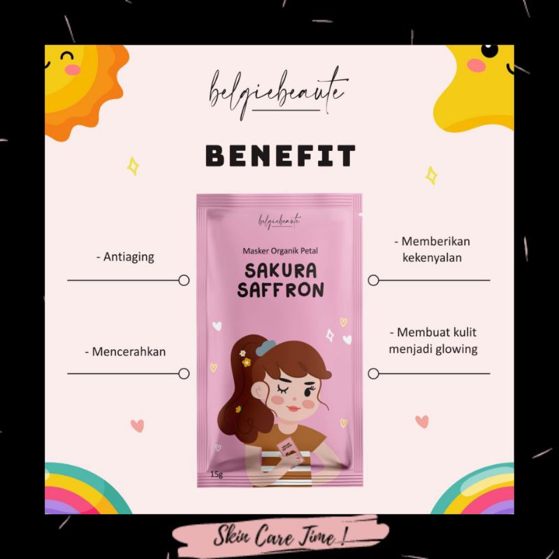 [DISTRI RESMI] MASKER PETAL ORGANIK BY BELGIE BEAUTE