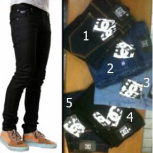 Diskon Celana Jeans Panjang Pria Branded Dc - Hitam Terbaru