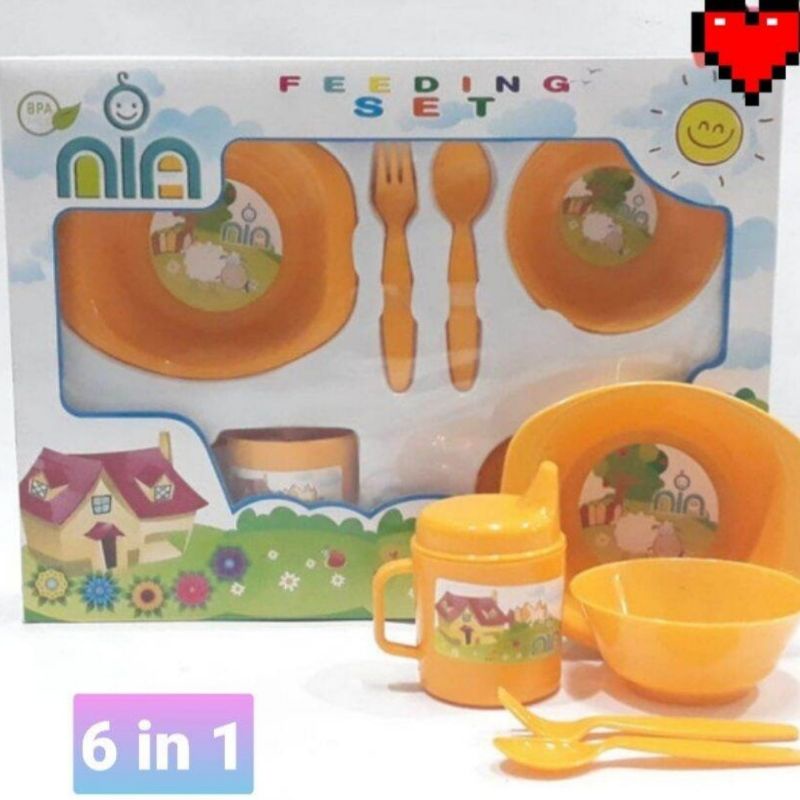 Kado Perlengkapan Makan Baby Set 7 in 1