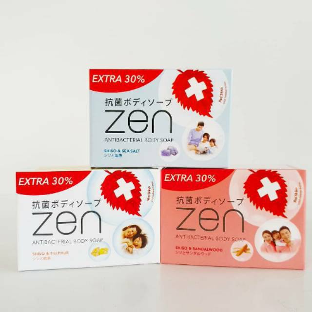 [Bonus Toples] Zen Bar Soap x 12 pcs mix