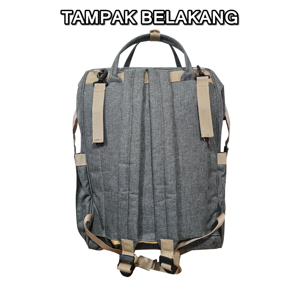 Tas Perlengkapan Bayi Monobe Dengan Troli / Diaper Bag Trolley