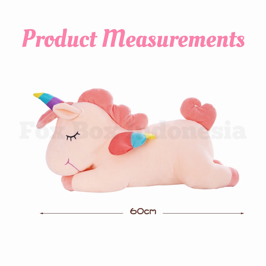 [TERMURAH] Bantal Selimut Boneka Unicorn Impor Premium - Balmut Karakter Unicorn Glitter Travel Friendly Pillow Blanket - Fox Box Indonesia