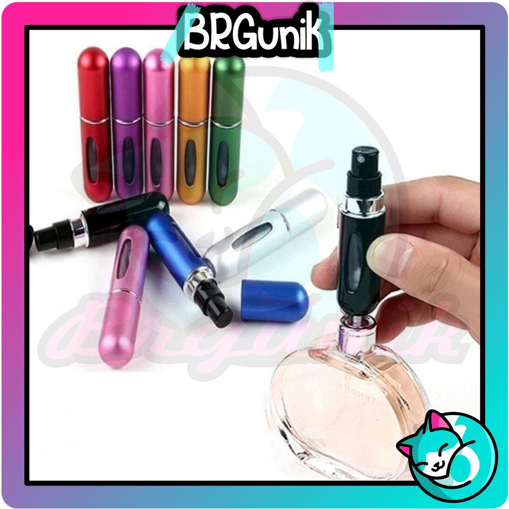 BRGUNIK Botol Parfum Refill 5ml Botol Mini Travel Isi Ulang 5ml Refill Perfume Atomizer 5ML R607