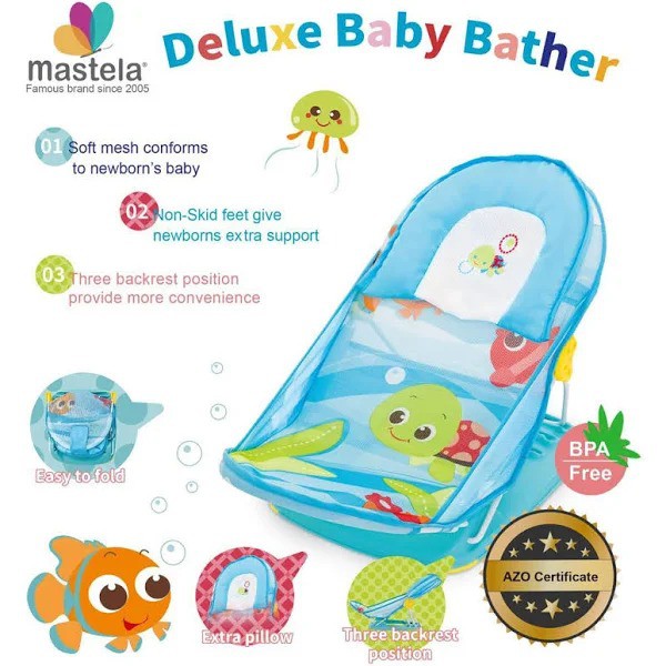 mastela deluxe baby bather