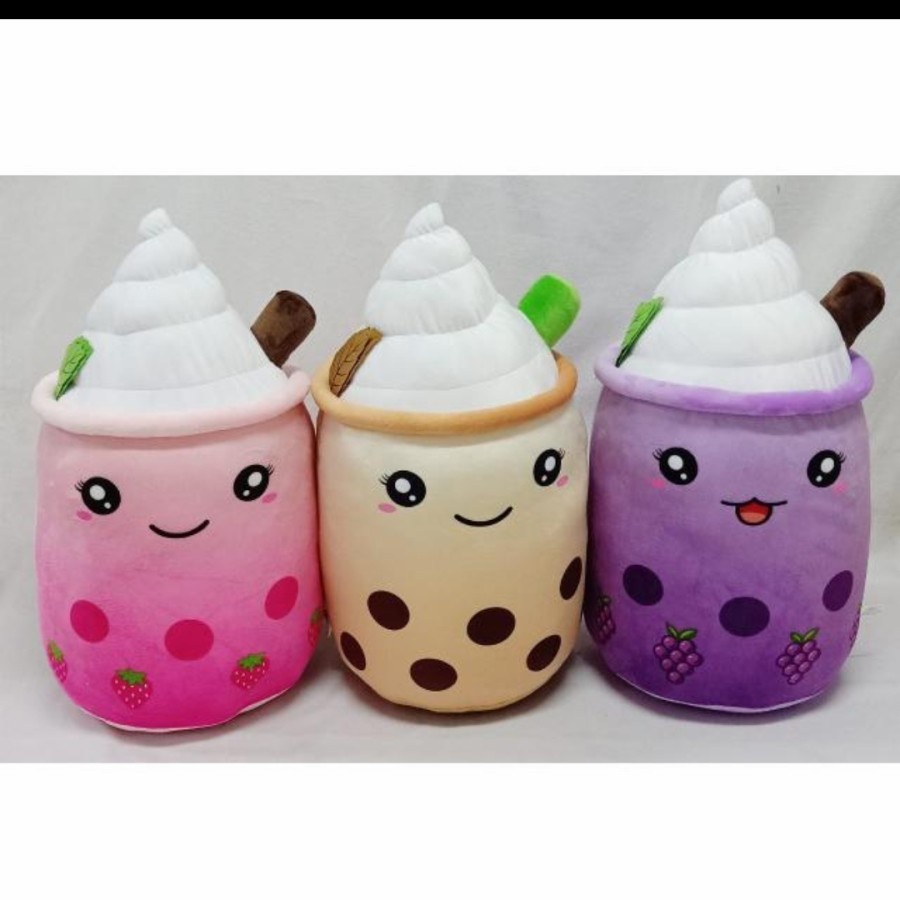 Boneka Boba Ice Cream Jumbo Super Lembut Mainan Kado Bantal Boba Es Krim Boneka Bobba Anak Lucu SNI