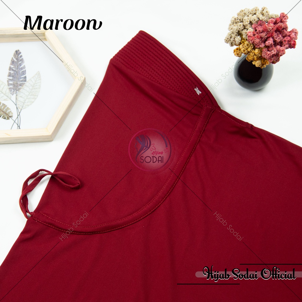 KHIMAR SERUT JOKOWI M | BERGO ADIBA UKURAN M-Maroon