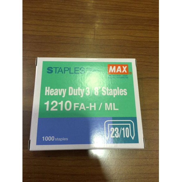 

Isi Staples Max 1210 FA-H/ML Heavy Duty atk