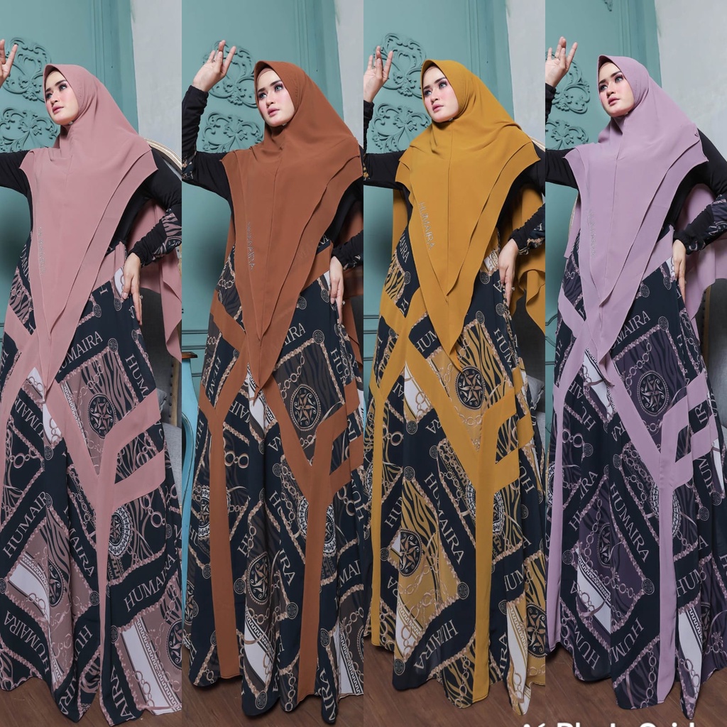 ZAIDA  #Humaira . Gamis Ceruty HUMAIRA