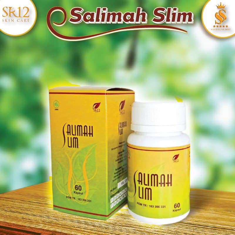 Obat Diet Herbal Paling Ampuh ! Salimah Slim SR12 / Penurun Berat Badan BPOM / Pembakar Lemak Perut Buncit Dalam 1 Minggu / Kapsul Pelangsing Pelakor / Membantu Mengurangi Kolestrol