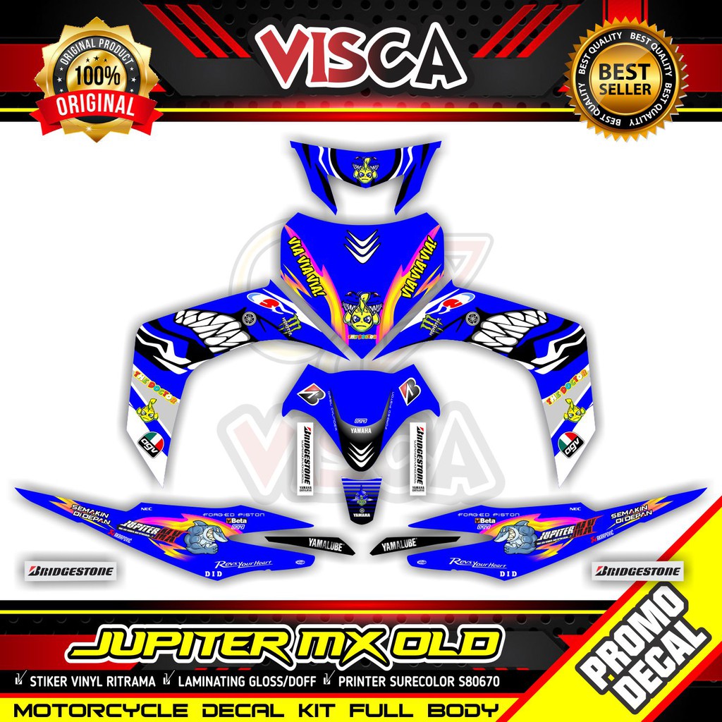 Decal Jupiter Mx Old Full Body Stiker Jupiter Mx Old Variasi Full Body Dekal Jupiter Mx Old Striping