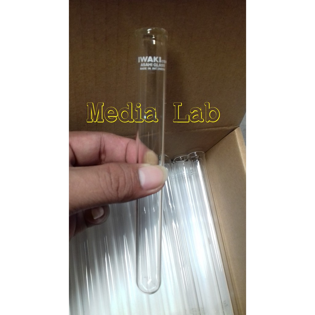 Jual Tabung Reaksi 18 x 150 mm | IWAKI Test Tube with Rim | Shopee ...