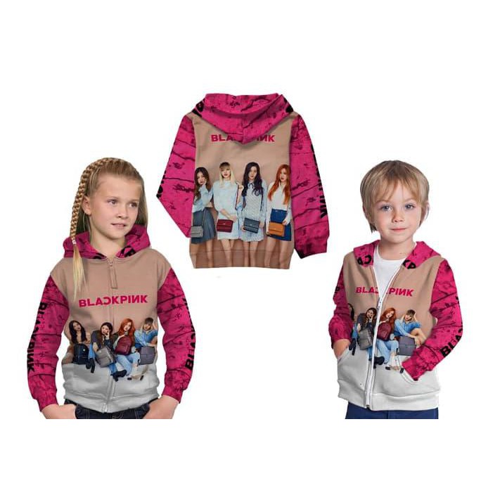 Hoodie Anak Perempuan - JAKET/HOODIE ANAK - ANAK BLACKPINK ART 3