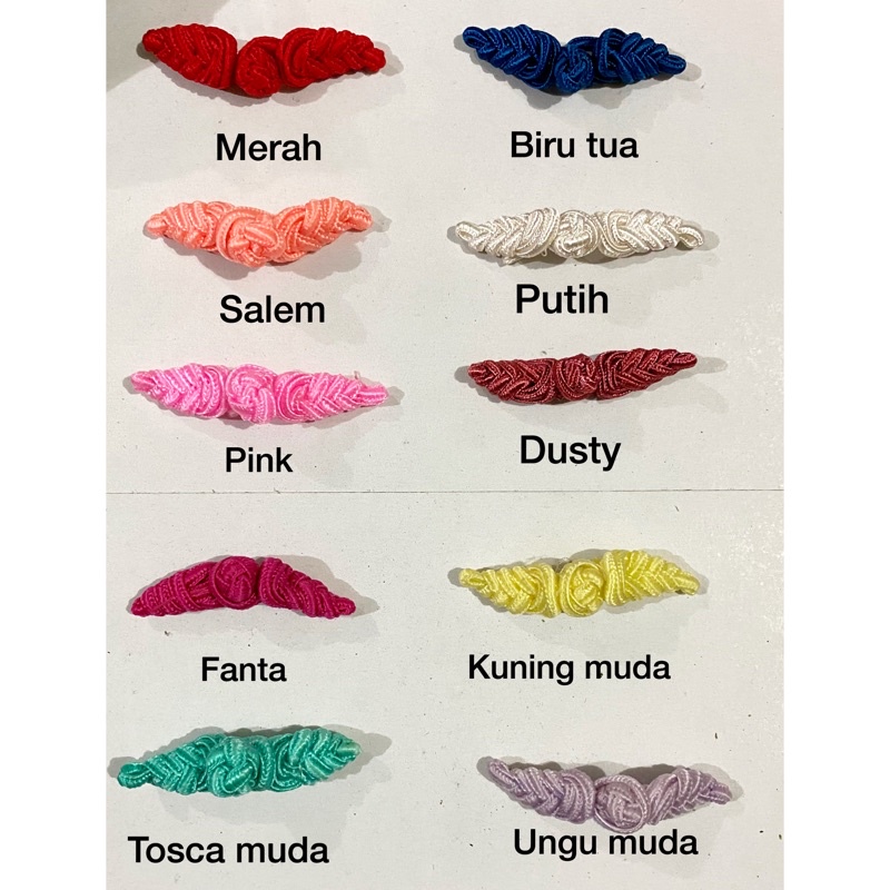 Kancing shanghai model keong - kancing cheongsham - kancing china