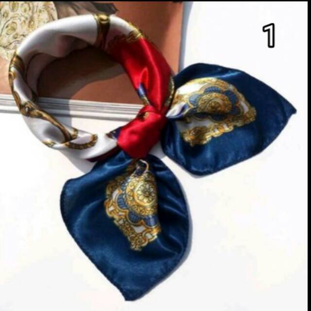 Syal scarf bandana satin / Syal scarf fashion