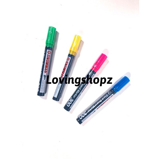 

Spidol Snowman Black Board Marker 300