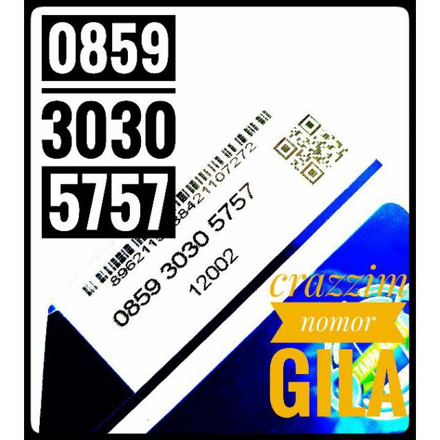 Nomor Cantik XL Ribuan. No Cantik XL 5757