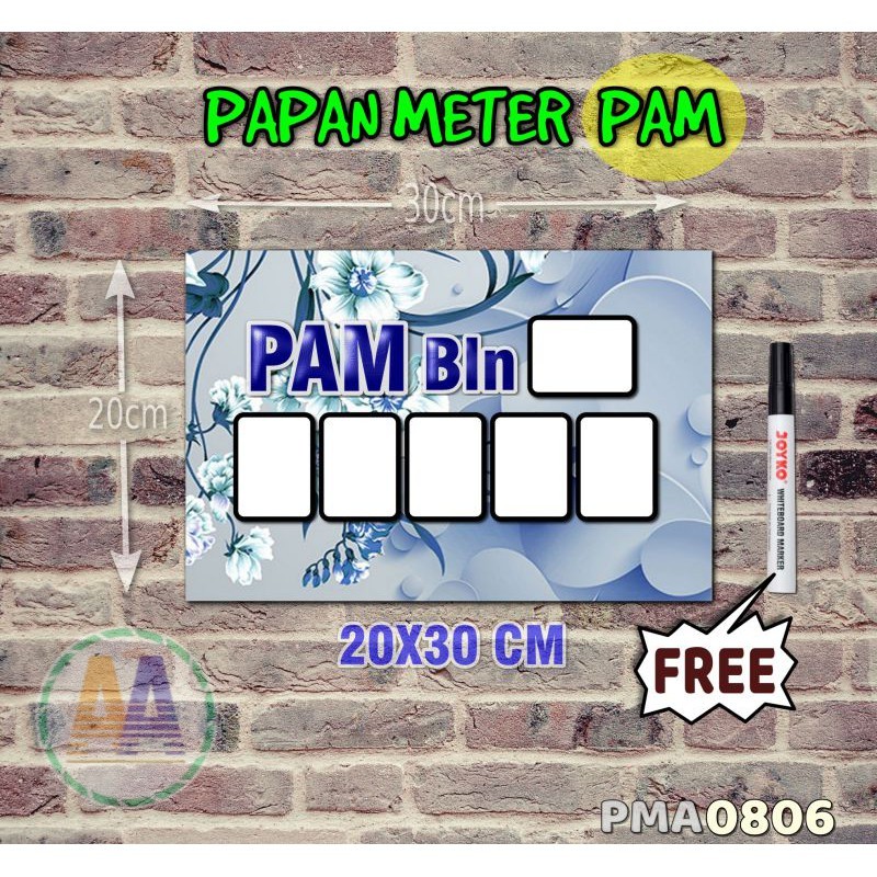 

Papan Meter Listrik PLN PAM motif Unik - Flower 06 - Toko2A