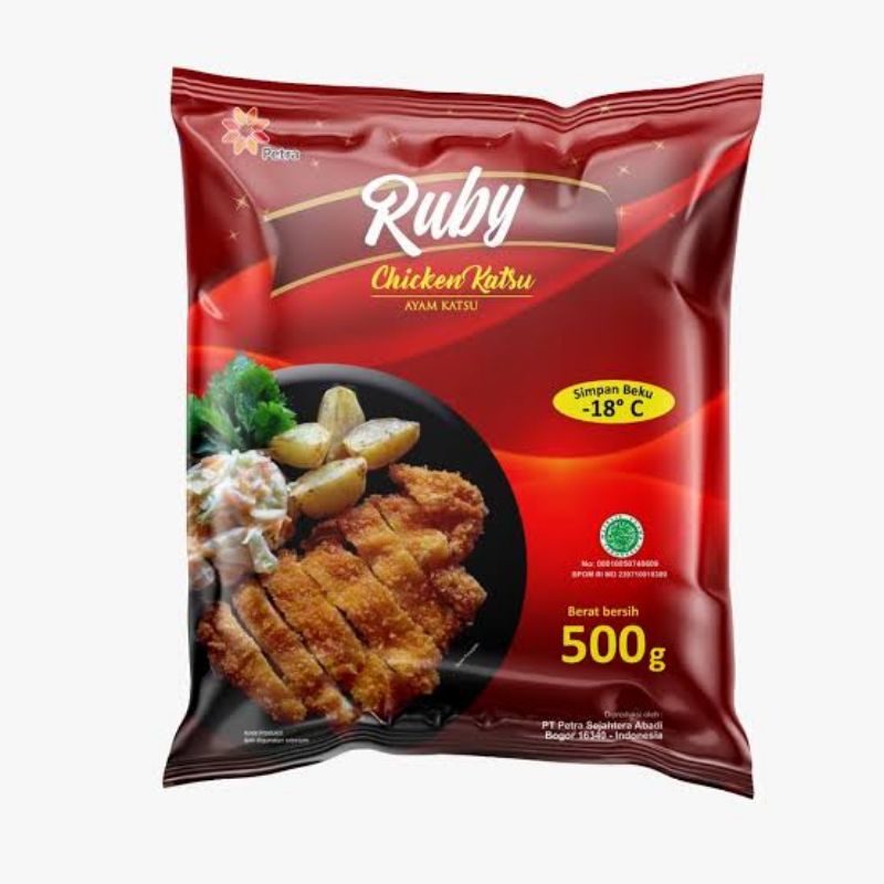 

Ruby Chicken Katsu 500gr / Katsu Ayam