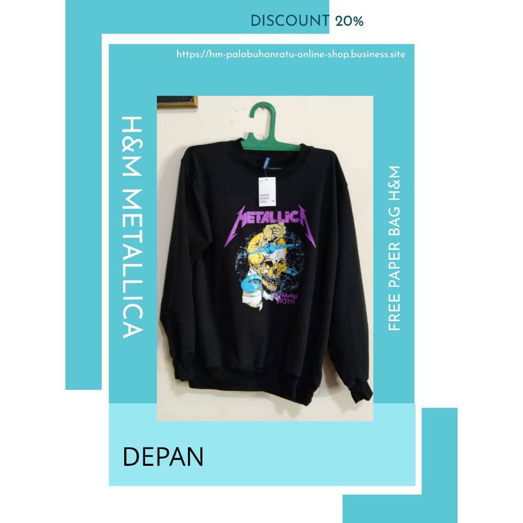 

Kaos Kekinian !! Black Metallica Free Paper Bag
