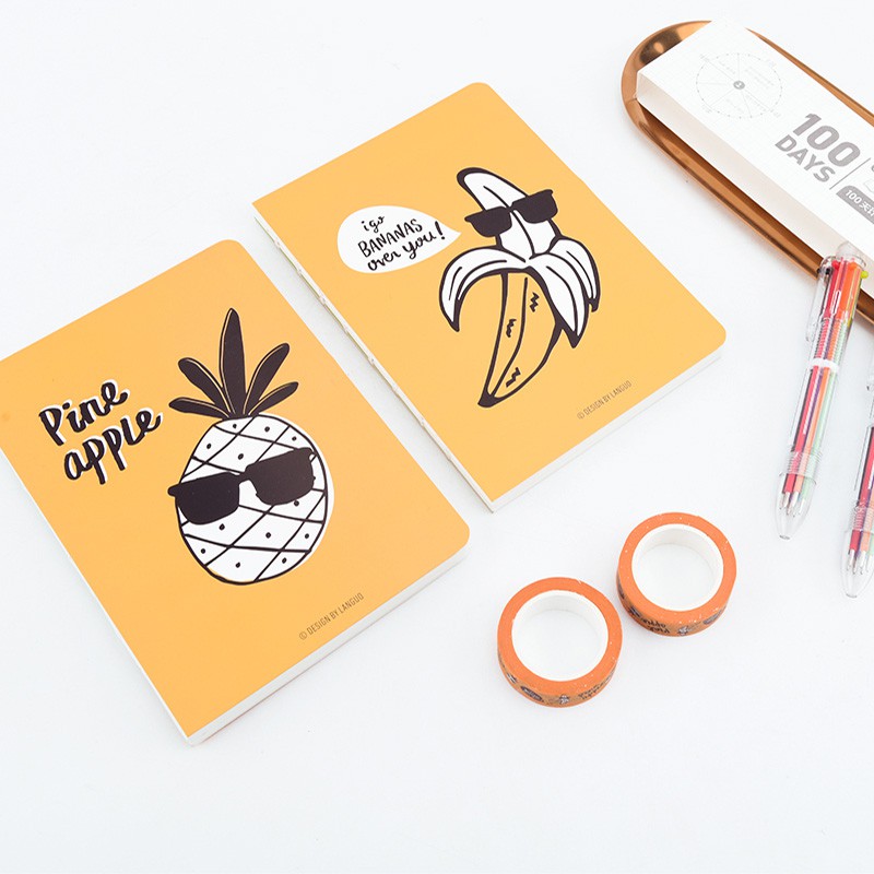 

Cool Yellow Fruit 100 Days Planner Box Set (Buku Tulis)