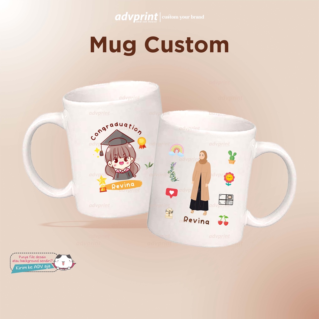 MUG CUSTOM MURAH ◽ HARI GURU ◽ HAMPERS WISUDA ◽ KADO ULANG TAHUN ◽ KADO LAHIRAN ◽ MUG PROFESI