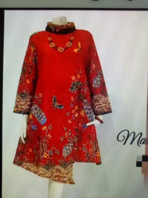 Atasan Tunik Kerja Kantor - Batik Tunik