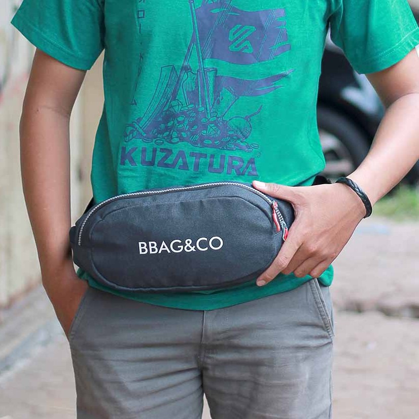 Tas Pinggang Waistbag Pria Premium Tas Wasbag Wesbag Wisbag Pingang Selempang Salempang Kecil Pria