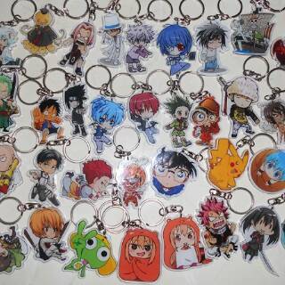 Gantungan kunci (GANCI) ANIME KPOP FOTO AKRILIK CUSTOM / BEBAS GAMBAR