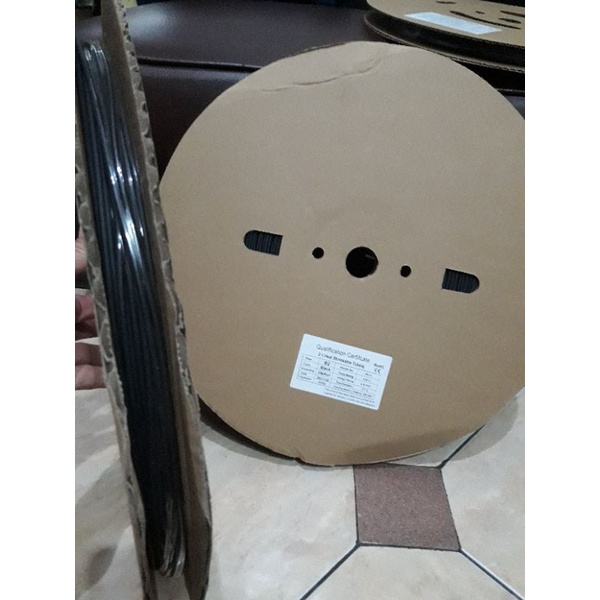 HEATSHRINK KABLE/ SELONGSONG BAKAR/ ISOLASI BAKAR UKURAN 2 MM (200 M/ROLL)