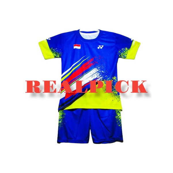 SETELAN BAJU BADMINTON ANAK/SETELAN JERSEY BADMINTON ANAK