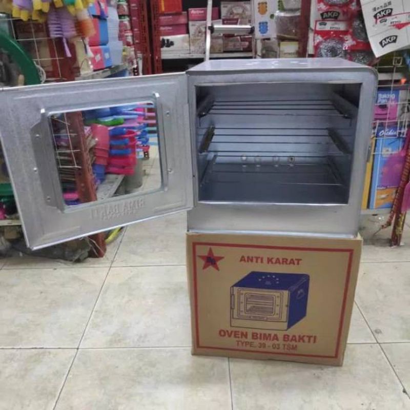Oven Tangkring Susun 3 Bima Besar No 38 FREE 2 Loyang  / Oven Kue  Kompot