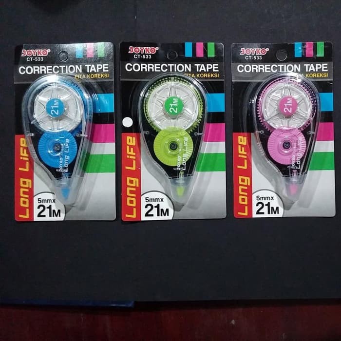

Refill Tipex Tombow - Correction Tape - Tipex Kenko Correction Tape Joyko Long Life 21M Ct-533