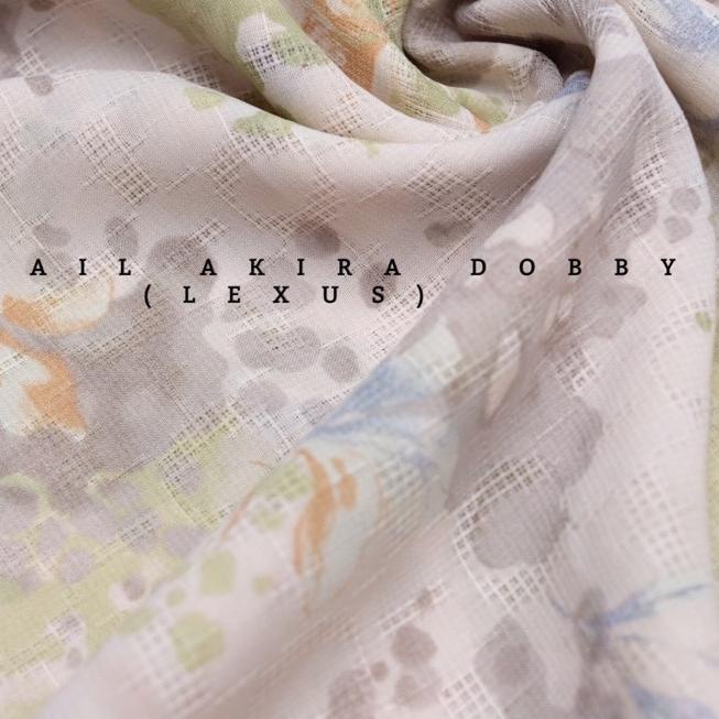 ❋ {BARU KAINNYA SAJA} HIJAB MOTIF SEGIEMPAT - KERUDUNG SIFON MOTIF - AKIRA DOBBY LEXUS- 001 ♠