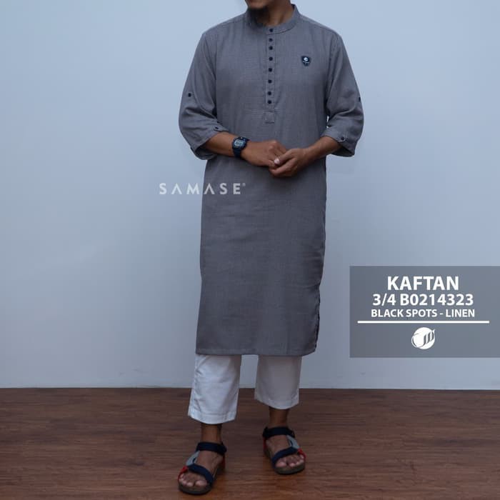 Jubah Gamis = Kaftan Samase Black