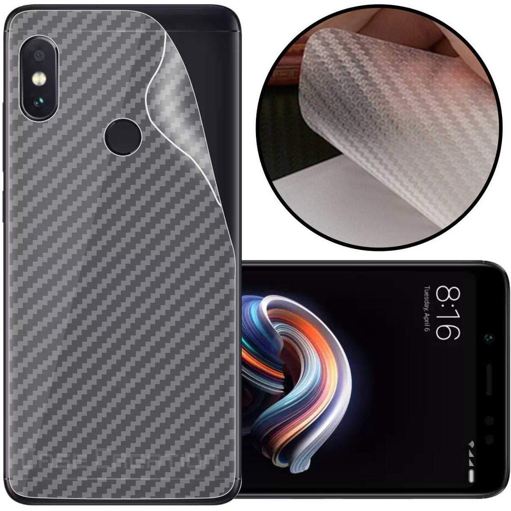 SKIN CARBON REALME C1 REALME C2 REALME C3 ANTI GORES BELAKANG