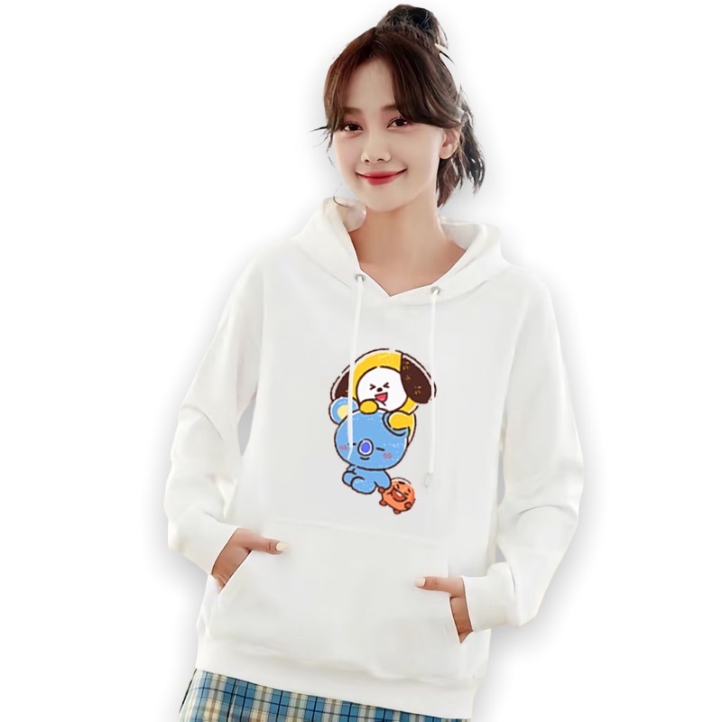 Lilipop.id Sweater Wanita Bts Chimmy Hoodie Jumper Outwear